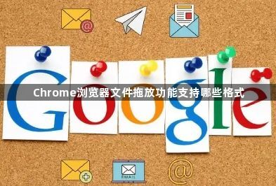 Chrome浏览器文件拖放功能支持哪些格式1