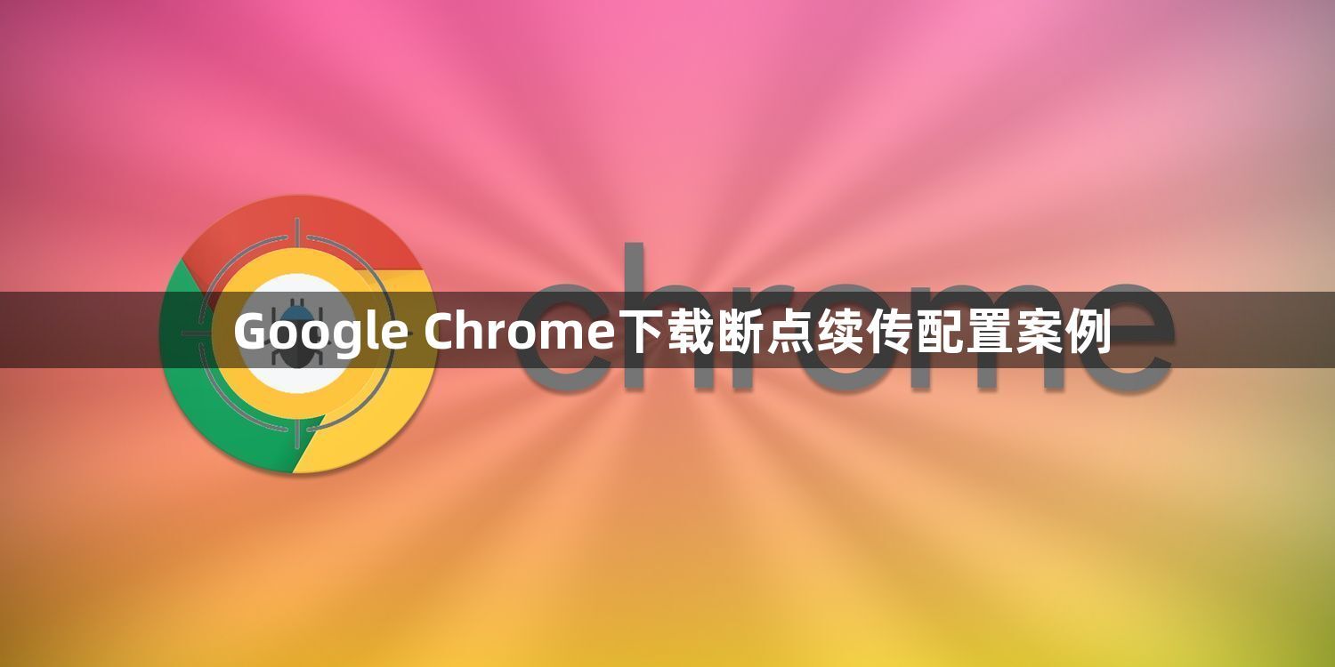 Google Chrome下载断点续传配置案例1