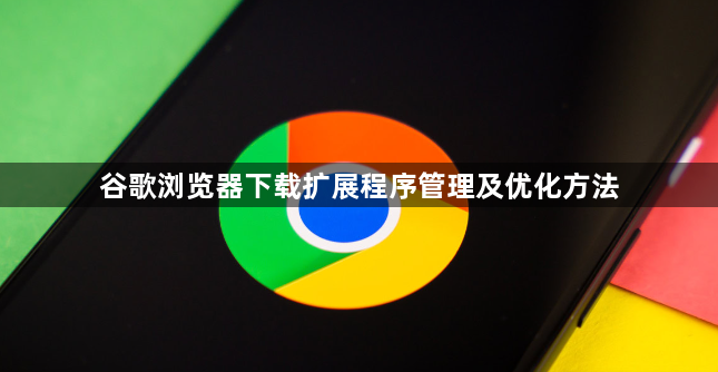 谷歌浏览器下载扩展程序管理及优化方法1