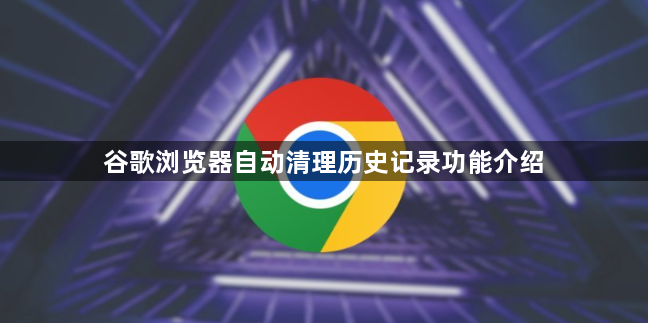 谷歌浏览器自动清理历史记录功能介绍1