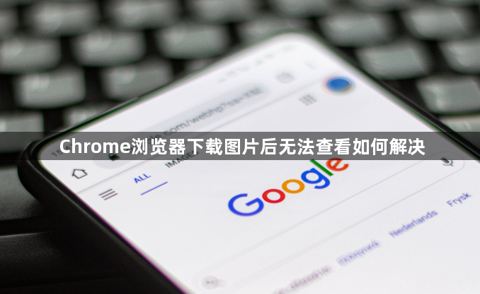 Chrome浏览器下载图片后无法查看如何解决1