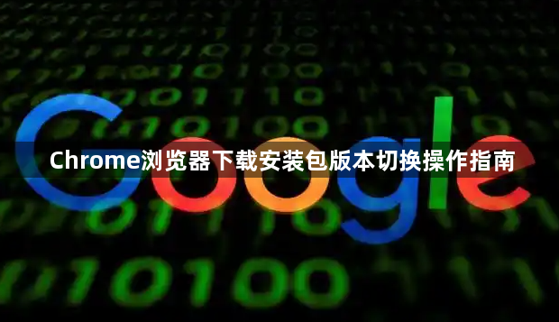 Chrome浏览器下载安装包版本切换操作指南1