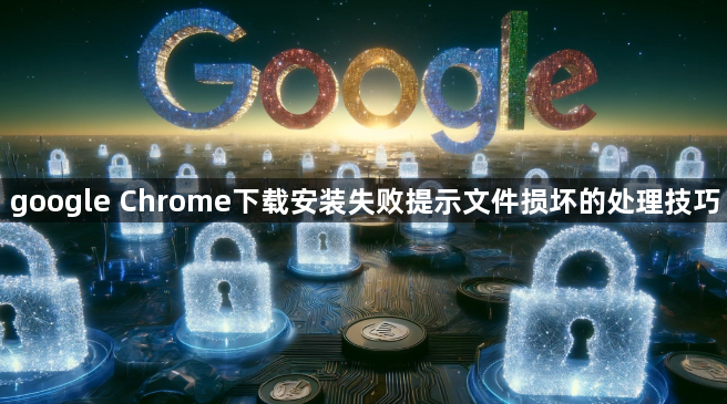 google Chrome下载安装失败提示文件损坏的处理技巧1