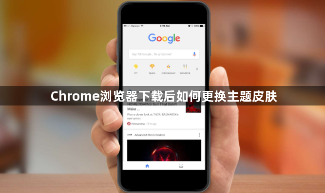 Chrome浏览器下载后如何更换主题皮肤1