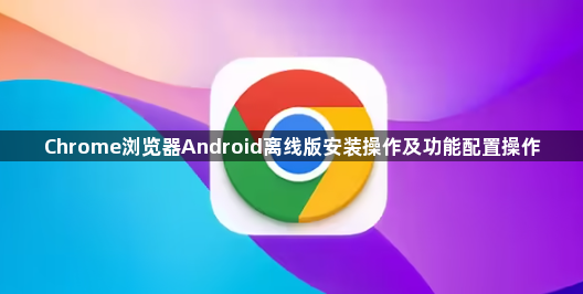 Chrome浏览器Android离线版安装操作及功能配置操作1