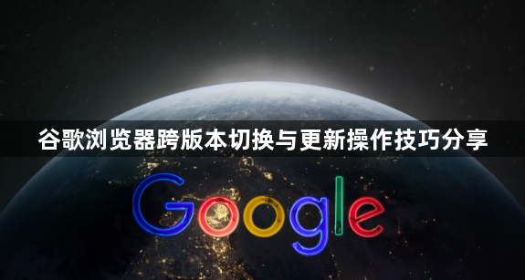 谷歌浏览器跨版本切换与更新操作技巧分享1