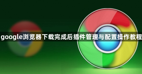 google浏览器下载完成后插件管理与配置操作教程1
