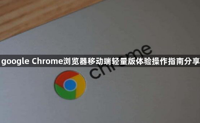 google Chrome浏览器移动端轻量版体验操作指南分享1