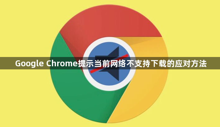 Google Chrome提示当前网络不支持下载的应对方法1