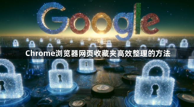 Chrome浏览器网页收藏夹高效整理的方法1