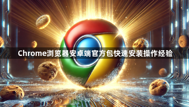 Chrome浏览器安卓端官方包快速安装操作经验1