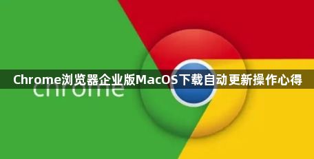 Chrome浏览器企业版MacOS下载自动更新操作心得1