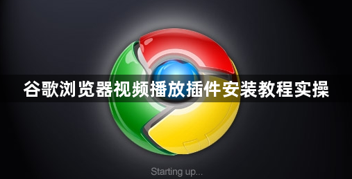 谷歌浏览器视频播放插件安装教程实操1