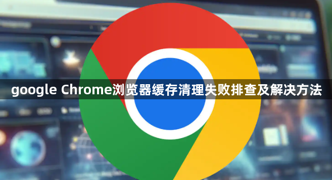 google Chrome浏览器缓存清理失败排查及解决方法1