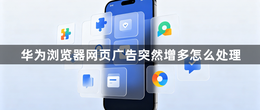 华为浏览器网页广告突然增多怎么处理1