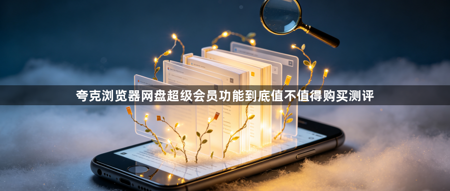 夸克浏览器网盘超级会员功能到底值不值得购买测评1
