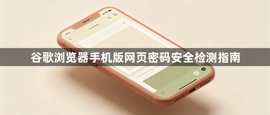 谷歌浏览器手机版网页密码安全检测指南1