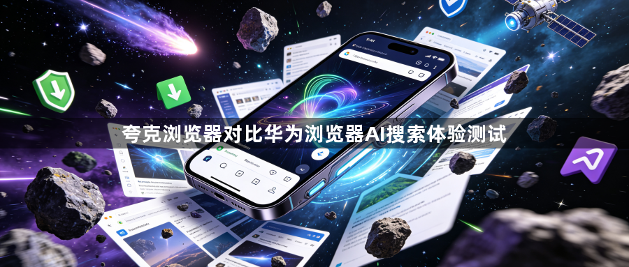 夸克浏览器对比华为浏览器AI搜索体验测试1