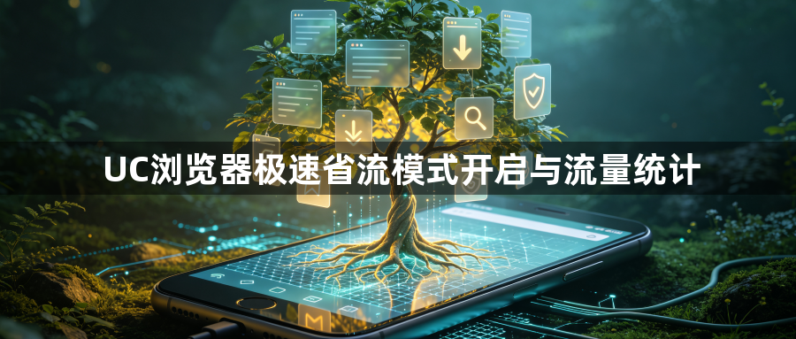 UC浏览器极速省流模式开启与流量统计1