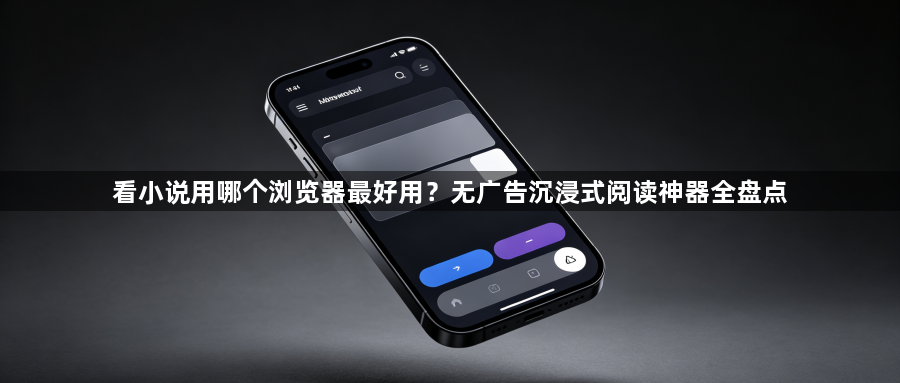 看小说用哪个浏览器最好用?无广告沉浸式阅读神器全盘点1