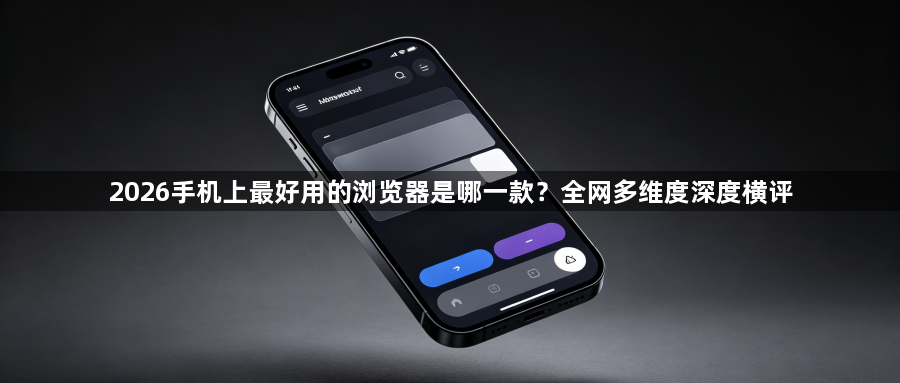 2026手机上最好用的浏览器是哪一款？全网多维度深度横评1