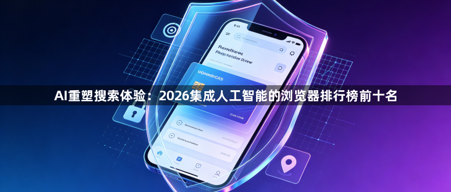 AI重塑搜索体验:2026集成人工智能的浏览器排行榜前十名1