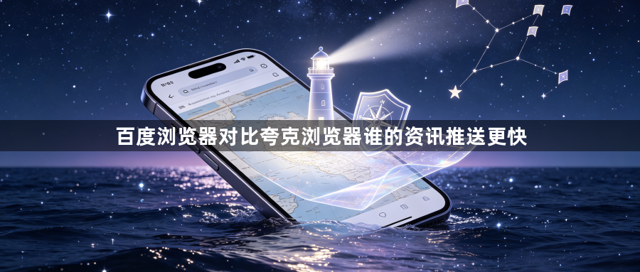 百度浏览器对比夸克浏览器谁的资讯推送更快1