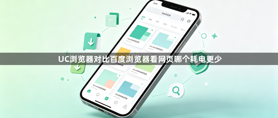 UC浏览器对比百度浏览器看网页哪个耗电更少1