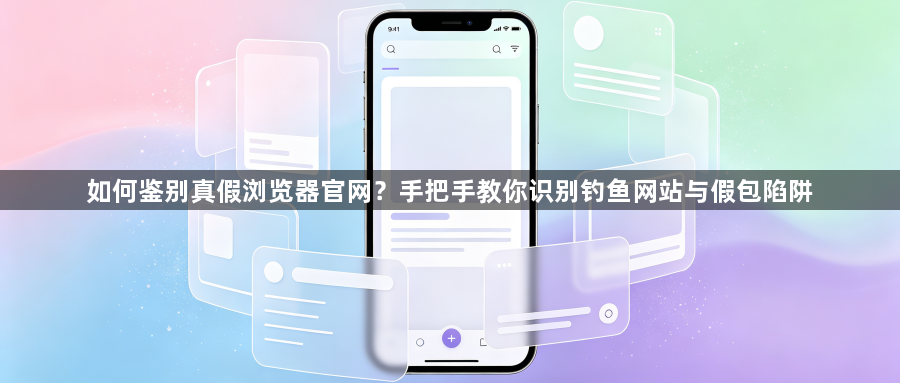 如何鉴别真假浏览器官网？手把手教你识别钓鱼网站与假包陷阱1