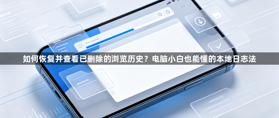 如何恢复并查看已删除的浏览历史？电脑小白也能懂的本地日志法1
