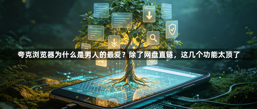 夸克浏览器为什么是男人的最爱？除了网盘直链，这几个功能太顶了1