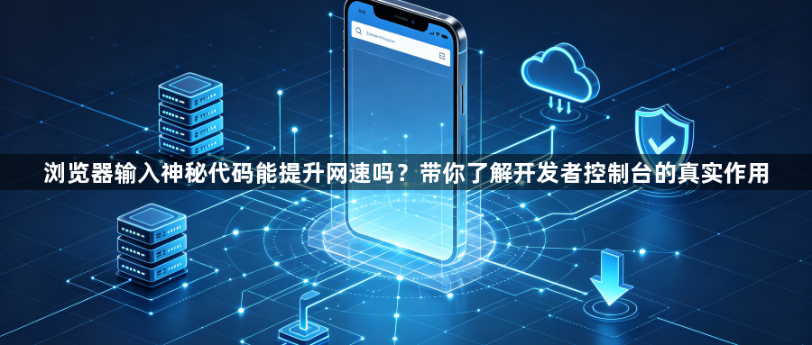 浏览器输入神秘代码能提升网速吗？带你了解开发者控制台的真实作用1