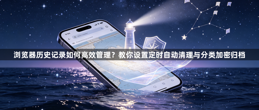 浏览器历史记录如何高效管理？教你设置定时自动清理与分类加密归档1