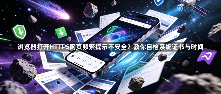 浏览器打开HTTPS网页频繁提示不安全？教你自检系统证书与时间1