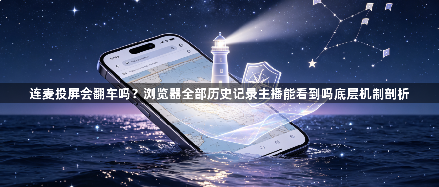 连麦投屏会翻车吗？浏览器全部历史记录主播能看到吗底层机制剖析1