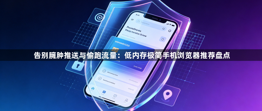 告别臃肿推送与偷跑流量：低内存极简手机浏览器推荐盘点1