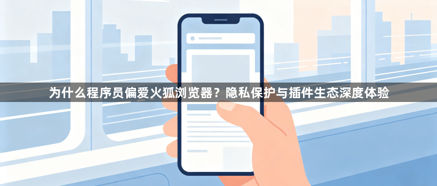 为什么程序员偏爱火狐浏览器？隐私保护与插件生态深度体验1