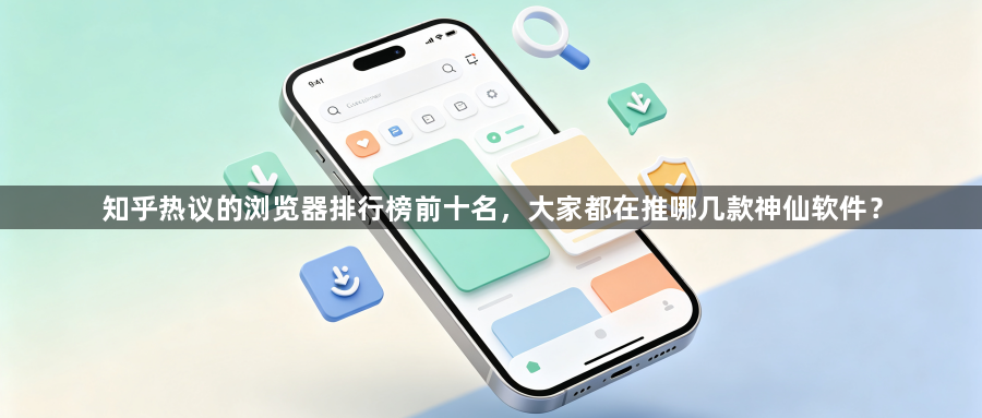 知乎热议的浏览器排行榜前十名,大家都在推哪几款神仙软件?1