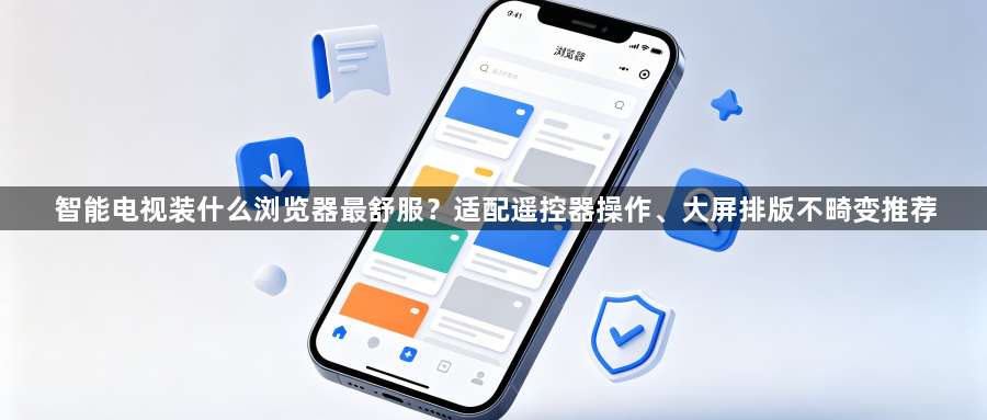 智能电视装什么浏览器最舒服？适配遥控器操作、大屏排版不畸变推荐1